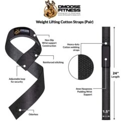 DMoose Fitness Lifting Straps -Iron Motion Deals 217c0e01c1828e7279051f1b6675745d 5d0a757ae94af 600x600 1