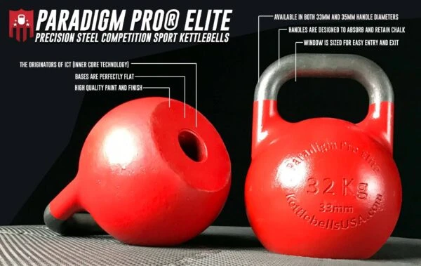 Paradigm Pro Elite Precision Steel Competition Kettlebell 11 Paradigm Pro Elite Precision Steel Competition Kettlebell - Image 11