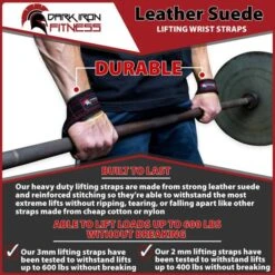 Dark Iron Fitness Leather Suede Lifting Straps -Iron Motion Deals 82ca5dd156cc926b2992f73c2896f761 5d0a757a7b60f 600x600 1