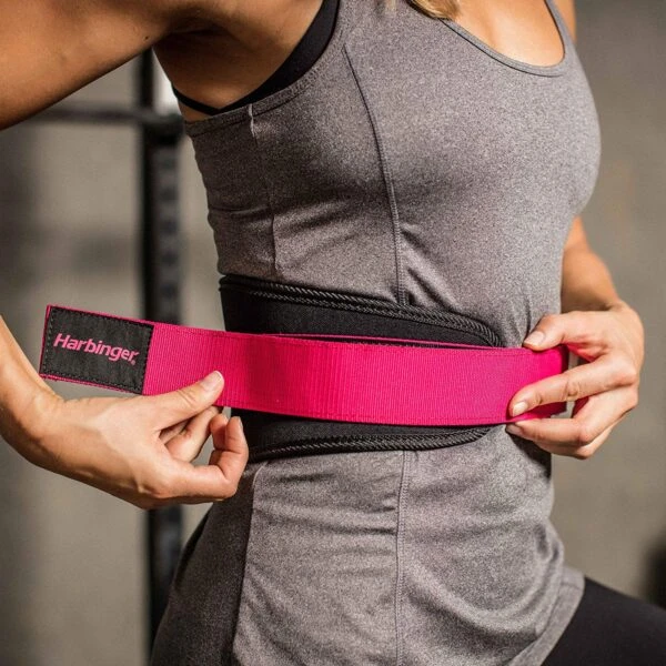 Harbinger Women's Nylong Weightlifting Belt 4 Harbinger Women's Nylong Weightlifting Belt - Image 4