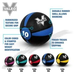 Valeo Rubber Medicine Balls -Iron Motion Deals b20bb95ab626d93fd976af958fbc61ba 5d0a750e6f056 600x600 1