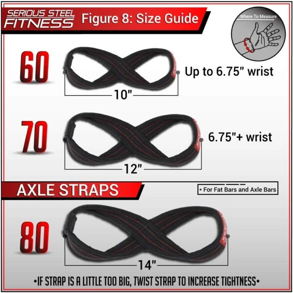 Serious Steel Fitness Figure 8 Straps 4 Serious Steel Fitness Figure 8 Straps - Image 4
