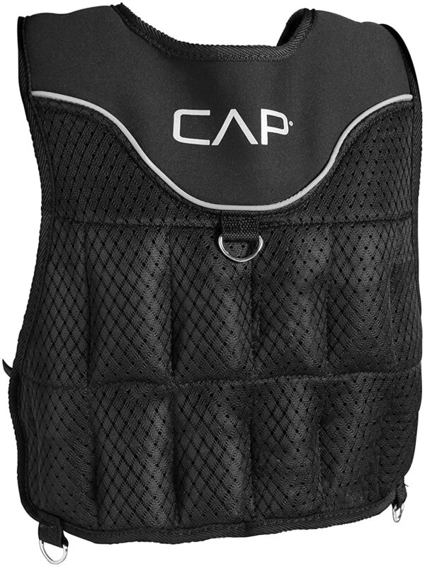 CAP 20 LB Adjustable Weight Vest 1 CAP 20 LB Adjustable Weight Vest