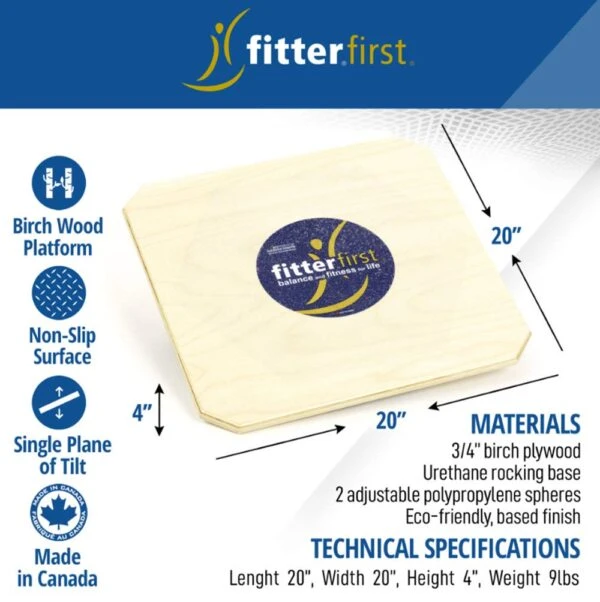 Fitterfirst Professional Rocker Board 2 Fitterfirst Professional Rocker Board - Image 2