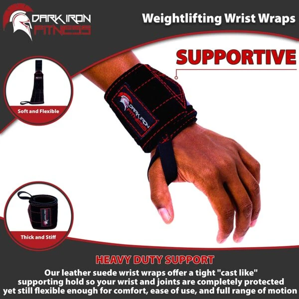 Dark Iron Fitness Wrist Wraps 5 Dark Iron Fitness Wrist Wraps - Image 5